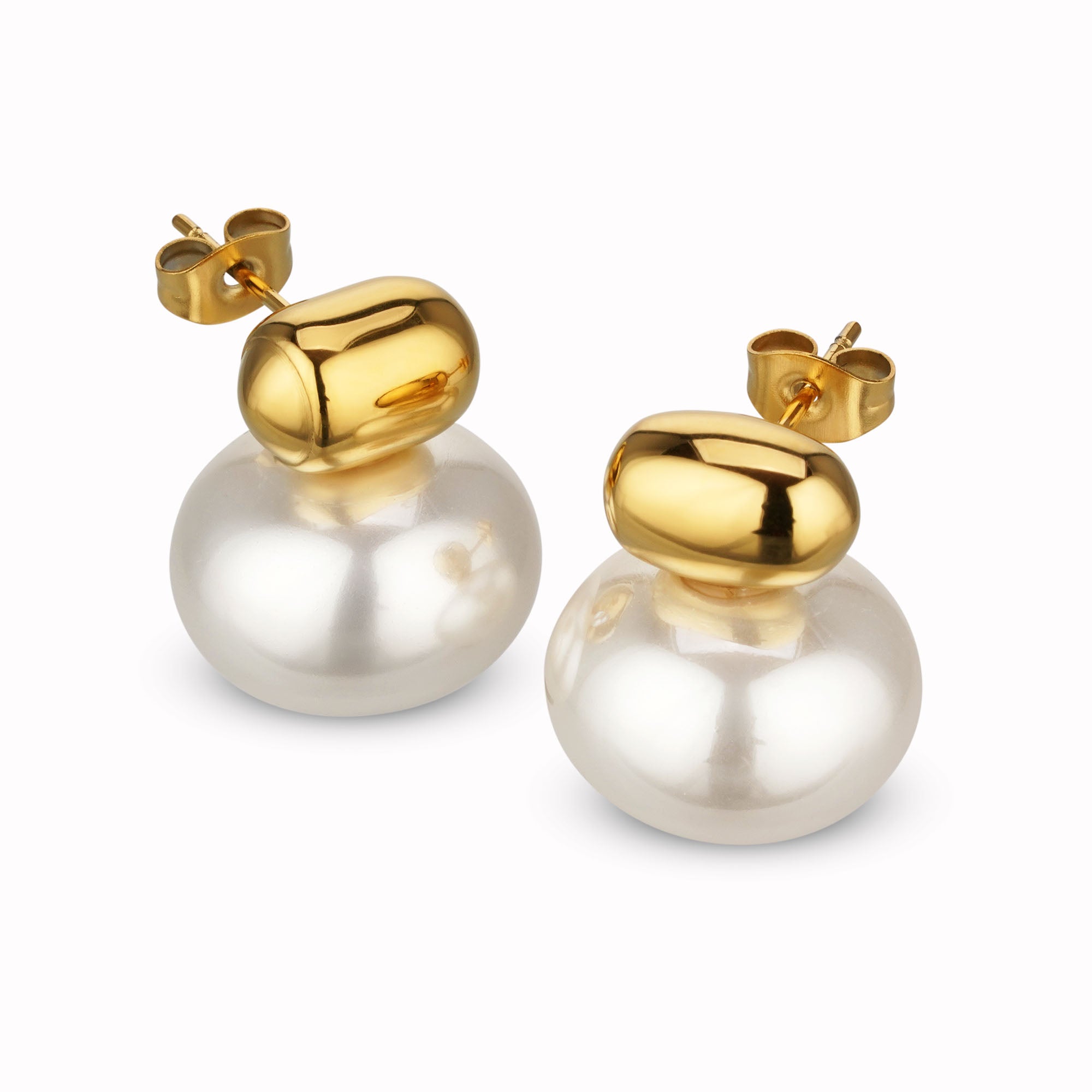 MULA Golden Pearl Ohrringe